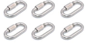 Viti M10 Clip di Blocco per Carrello - Connettore a Catena 6 Pezzi - Regolabile e Resistente