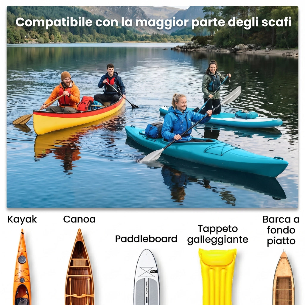 Carrello Pieghevole per Kayak ¨C zephmum ¨C Pneumatici 25cm