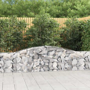 Cesti Gabbioni ad Arco 15 pz 400x30x60/80 cm Ferro Zincatocod mxl 125070