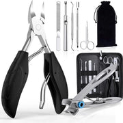 Set di Manicure - Tagliaunghie - Paio di Tagliaunghie - Set di Manicure - Callo dell'Unghia - Unghia Incrostata - Fischiatrice - Pennello per Unghie