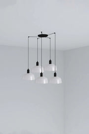 TATAWIN M metallo 5L Lampada a sospensione bianca