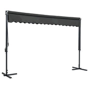 Tenda Parasole con Piedistallo 400x300 cm Antracite 145886