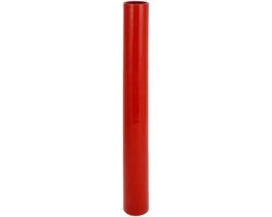 Slang di silicona - 45 mm di diametro interno - 500 mm di lunghezza - colore rosso - temperatura massima 300 °C - tessuto a più strati - slang di silicona