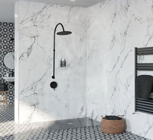 Set Doccia Rea Lugano Black + Box