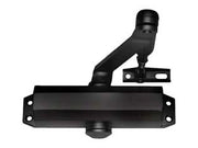 CHIUDIPORTA AEREI SERIE DC110  con arresto, nero mm.182x41x60h. (DC11019005)    ASSA ABLOY
