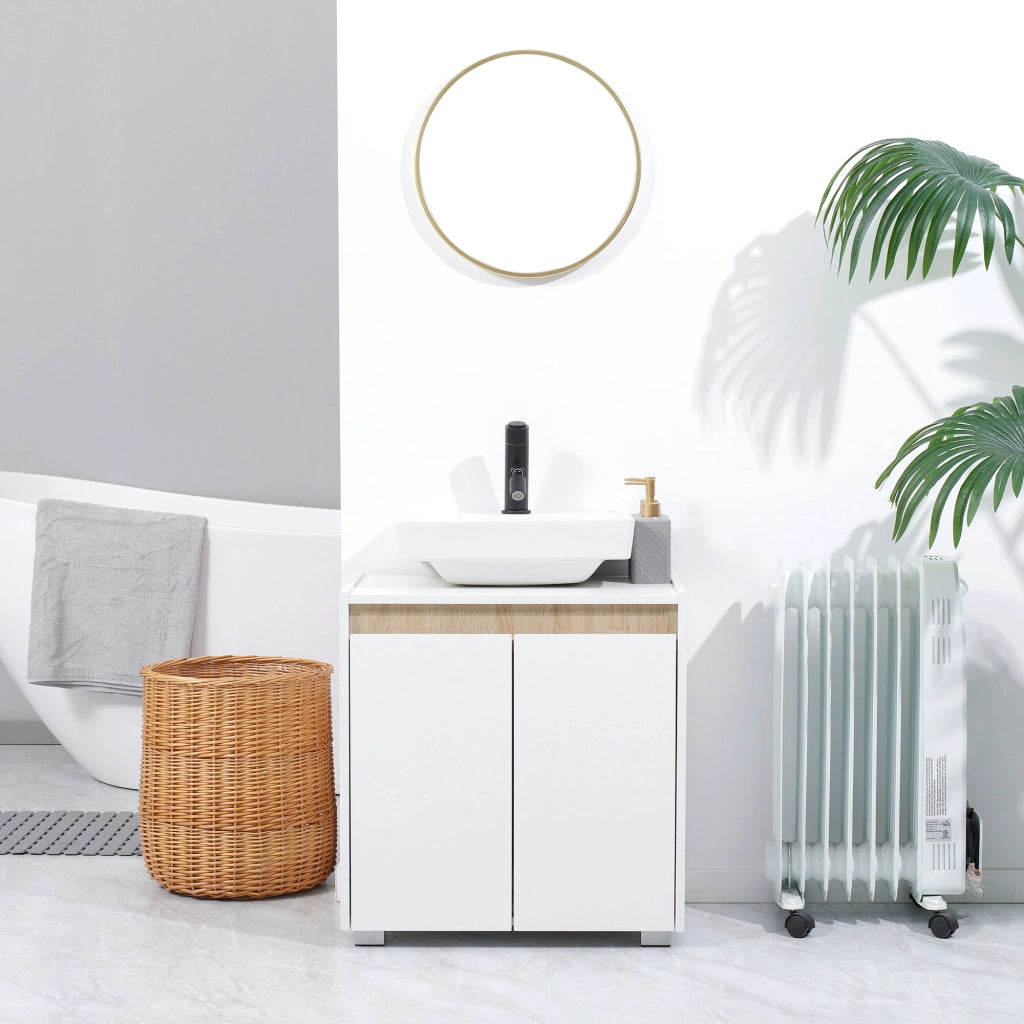 Mobile sottolavabo con 2 ante ¨C Xylo ¨C Bianco 57x33x60 cm