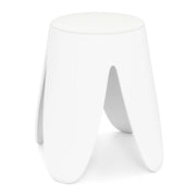 Sgabello impilabile 8 pz plastica senza schienale portatile bianco-Sgabello senza montaggio scuola aula studenti adulti soggiorno casa