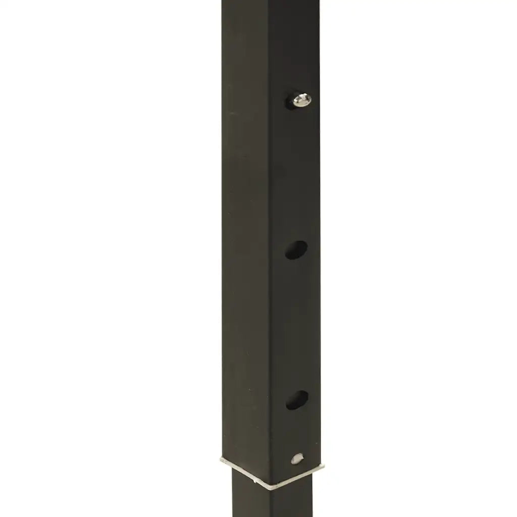 Tenda per Feste Pieghevole con Pareti Laterali Nero 3x3 m 93525