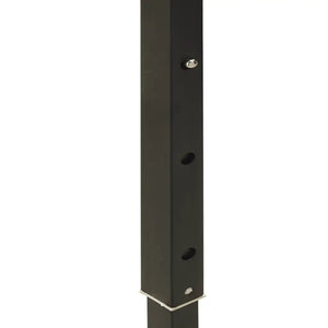 Tenda per Feste Pieghevole con Pareti Laterali Nero 3x3 m 93525