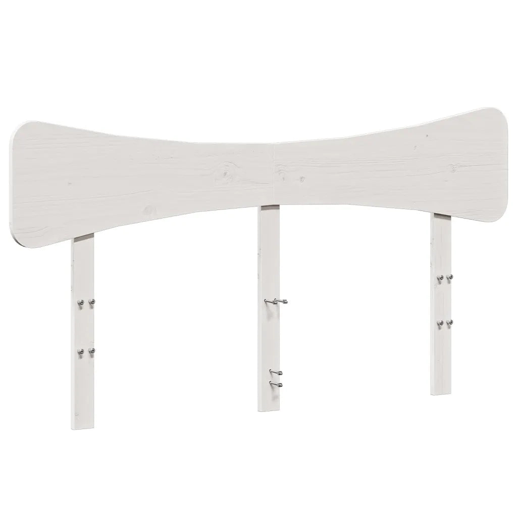 Testiera | Testata Bianca 160 cm in Legno Massello di Pino