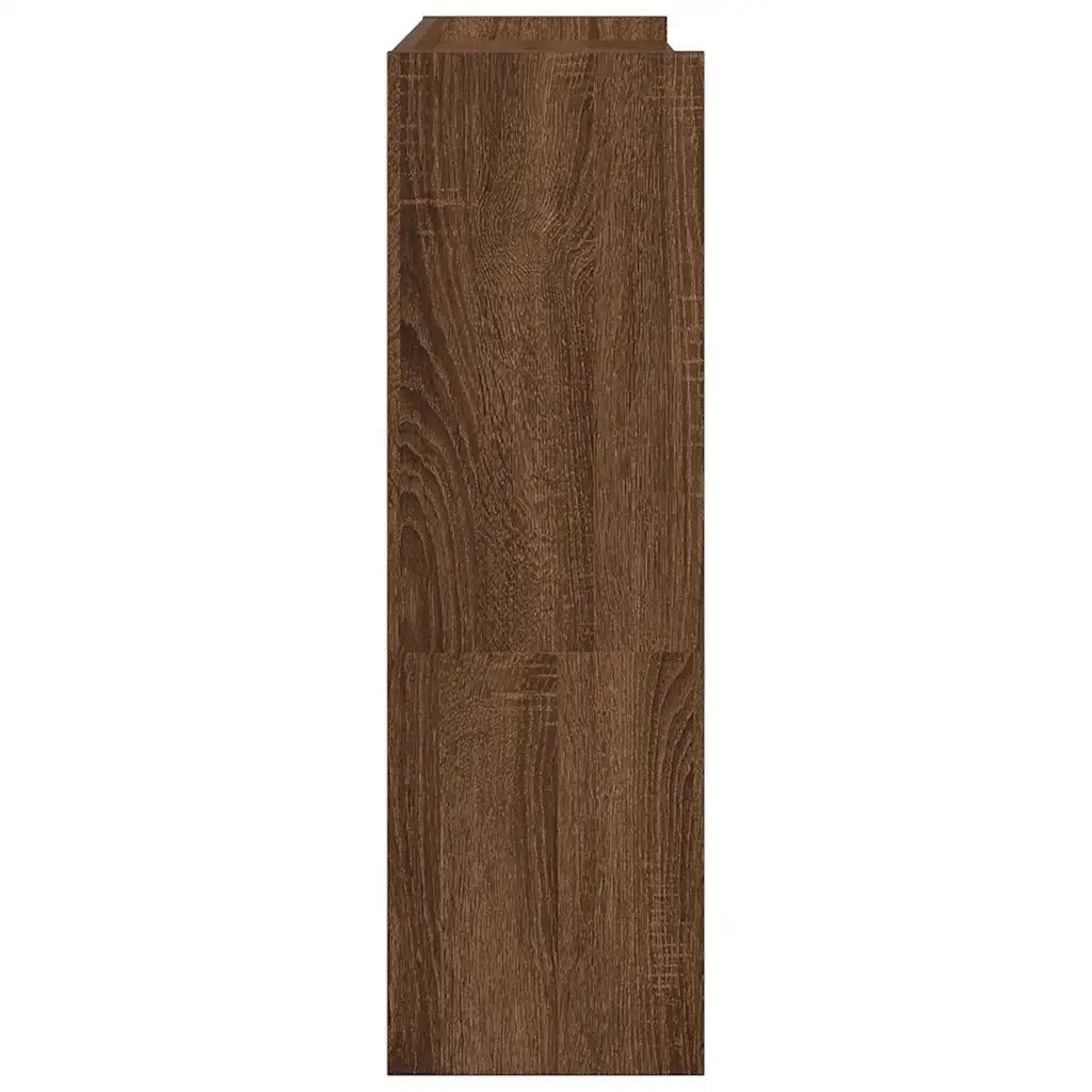 Scarpiera | Mobile per scarpe Rovere Marrone 80x25x81 cm in Legno Multistrato