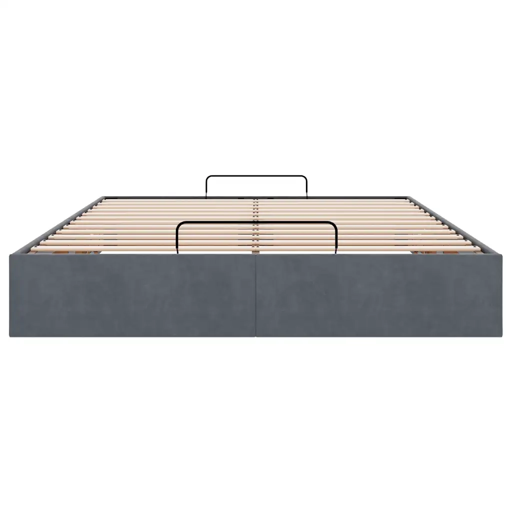 Struttura Letto Pouf senza Materasso 140x200 cm in Velluto