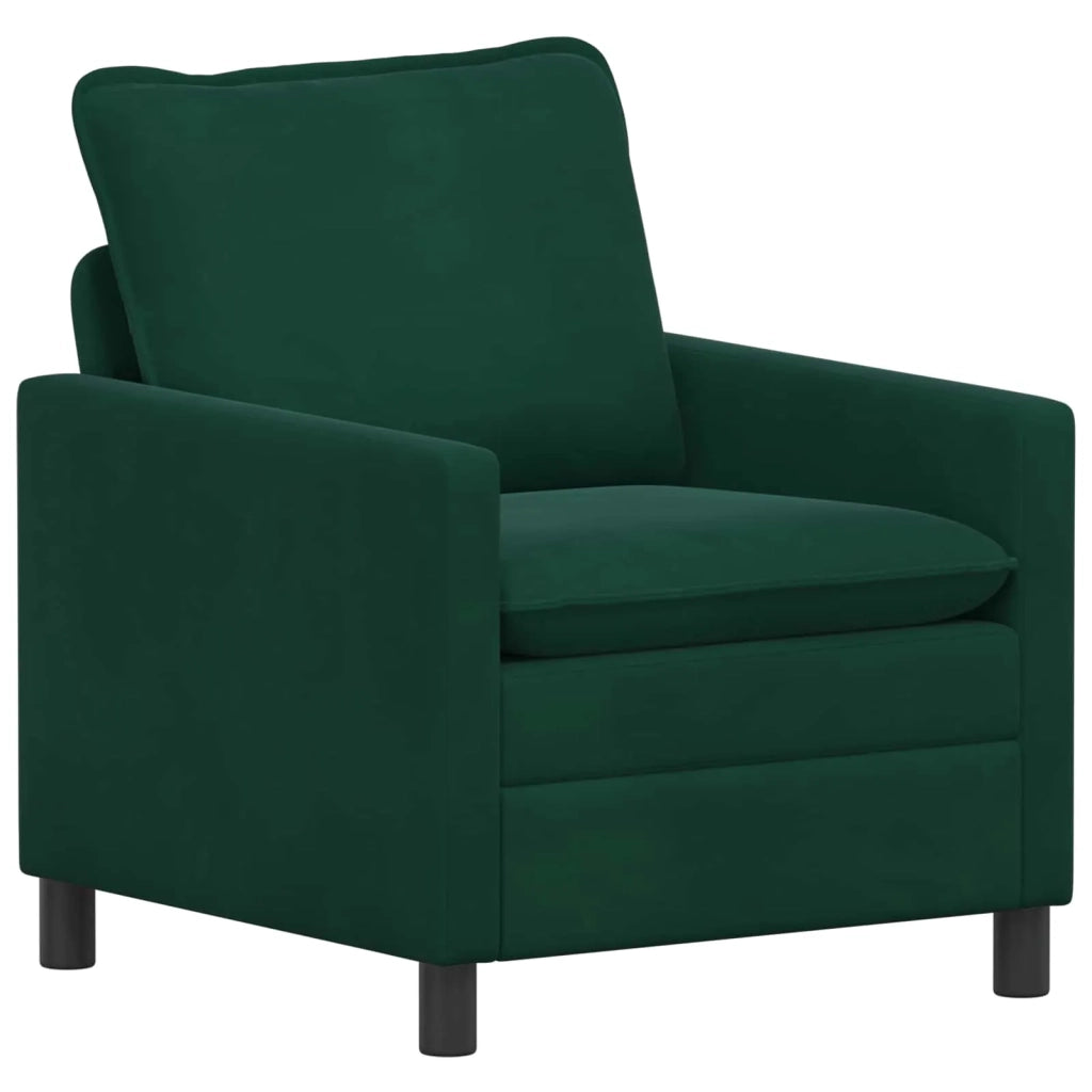 Divano Verde Scuro 76 x 81 x 87,5 cm Velluto 42028757