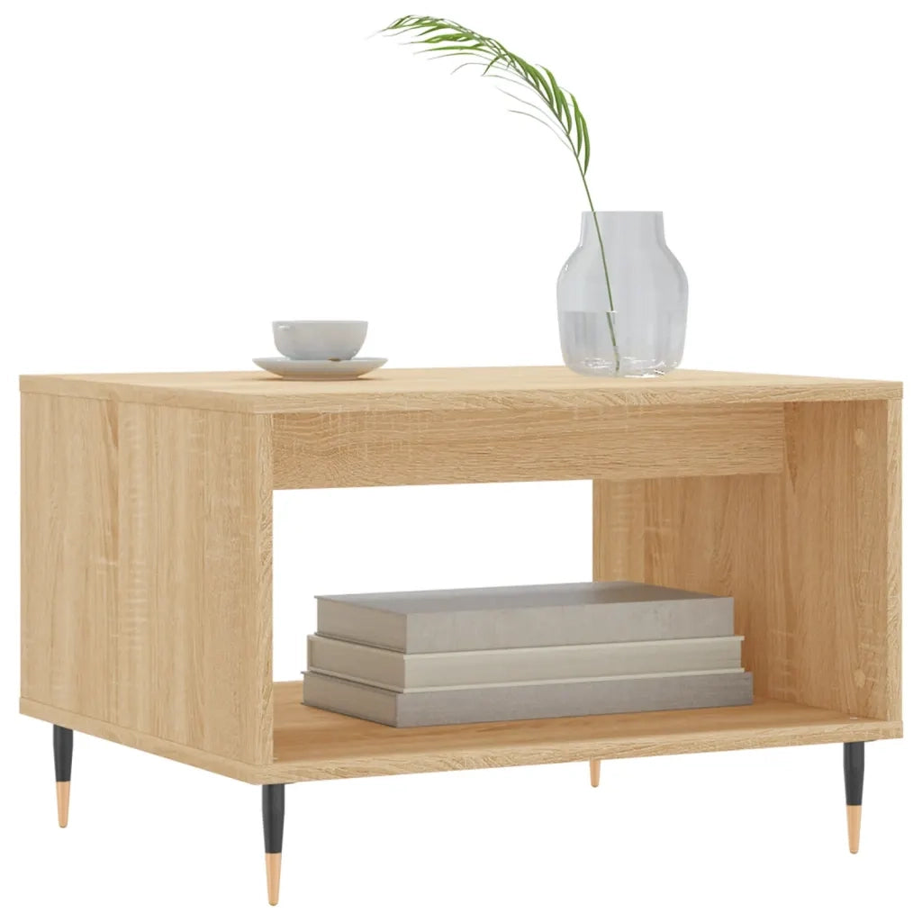 Tavolino da Salotto Rovere Sonoma 60x50x40 cm Legno Multistrato 829247