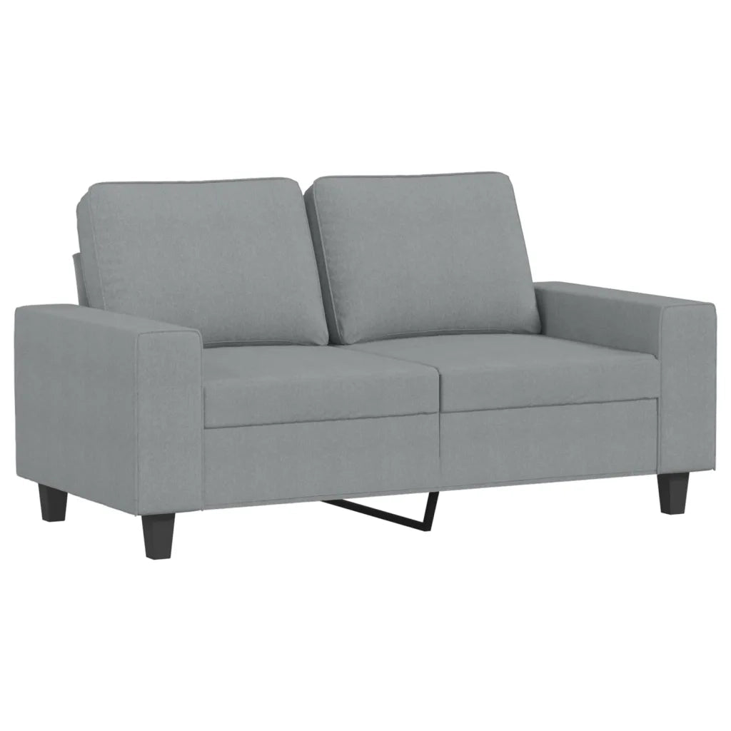 Set di Divani 2 pz Grigio Chiaro in Tessuto 3201898