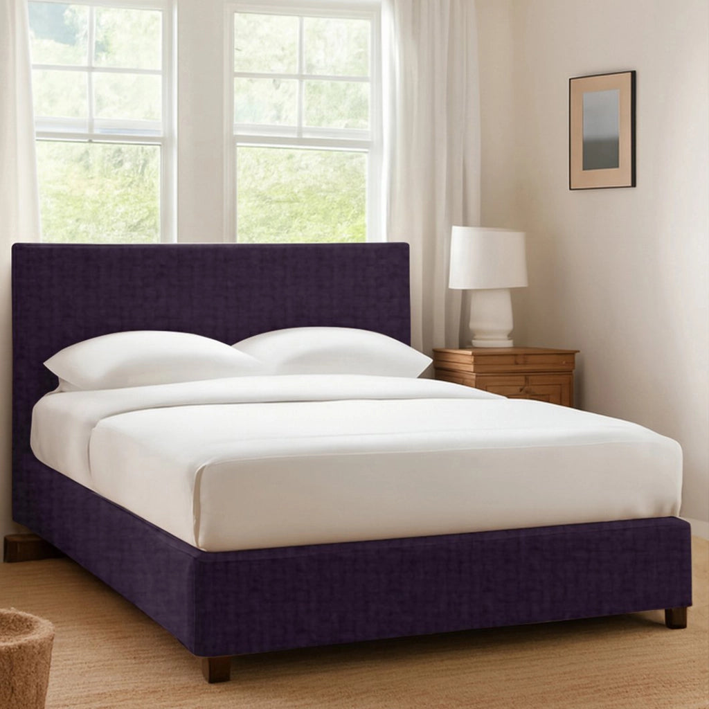 Ilford, Letto Singolo Sfoderabile Made in Italy, Viola