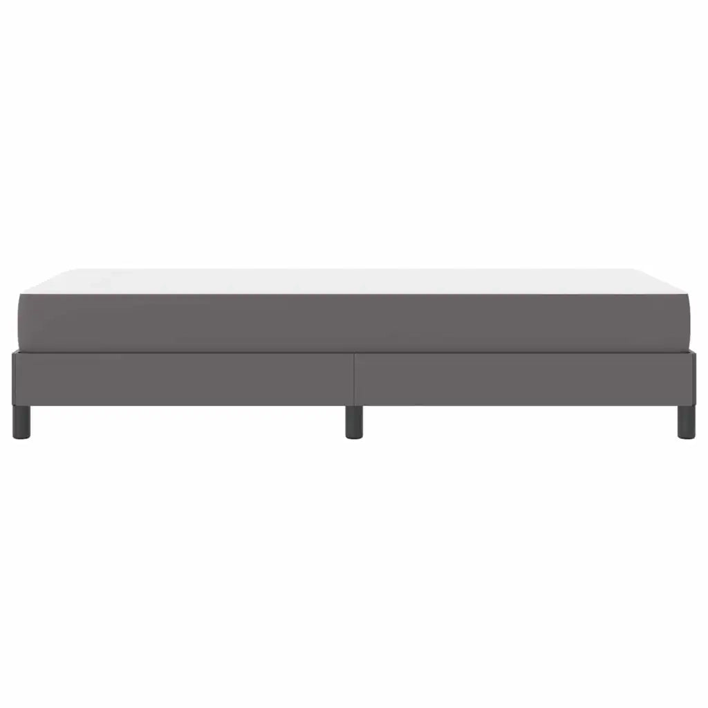 Struttura del letto con materasso Grigio 100 x 200 cm Tessuto 3398616