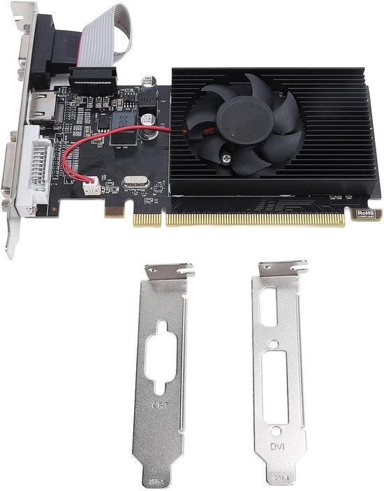scheda grafica R5 230 per video editing - aggiornamento delle prestazioni multimediali - progettata per ITX-chassis - 2 GB GDDR3 memoria RAM