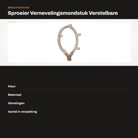 Sproeierecannula Irrigazionale - Adattatore di Regolazione - Aspiratore per Giardino in Acciaio Inossidabile - Bocchetta di Ingresso G1/4in - Dimensioni 13x10x3cm - Adatto per Raffreddamento/Rimuovi la Polvere - Aspiratore a Nebulizzazione