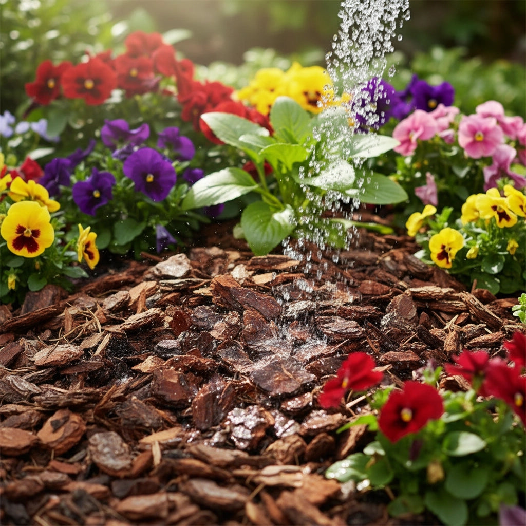 Corteccia pacciamante naturale profumo di bosco per giardini 60 l
