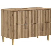 Armadio per Lavabo da Bagno ARNHEM Rovere Artigianale 896584