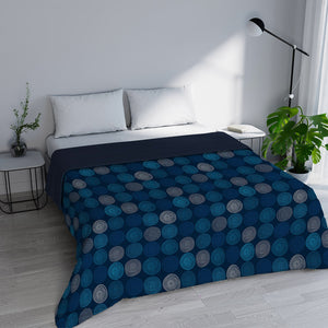 Trapuntino Estivo Matrimoniale in Microfibra 100 gr con Stampa Ipnotic Basic