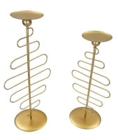 Portacandele Alid Coppia cm 25X16X51 - 20X16X43
