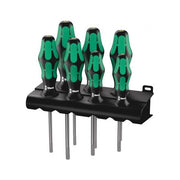 Wera 05223161001 367-7 Cacciaviti TORX con Funzione di Tenuta 7 Pezzi con Supporto colore Nero