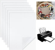 Bordure adesiva acqua-resistente - 6 pezzi A4 - Autoadesivo - Professionale - Carta di stabilizzazione - Decorazione creativa - Carta per cucito