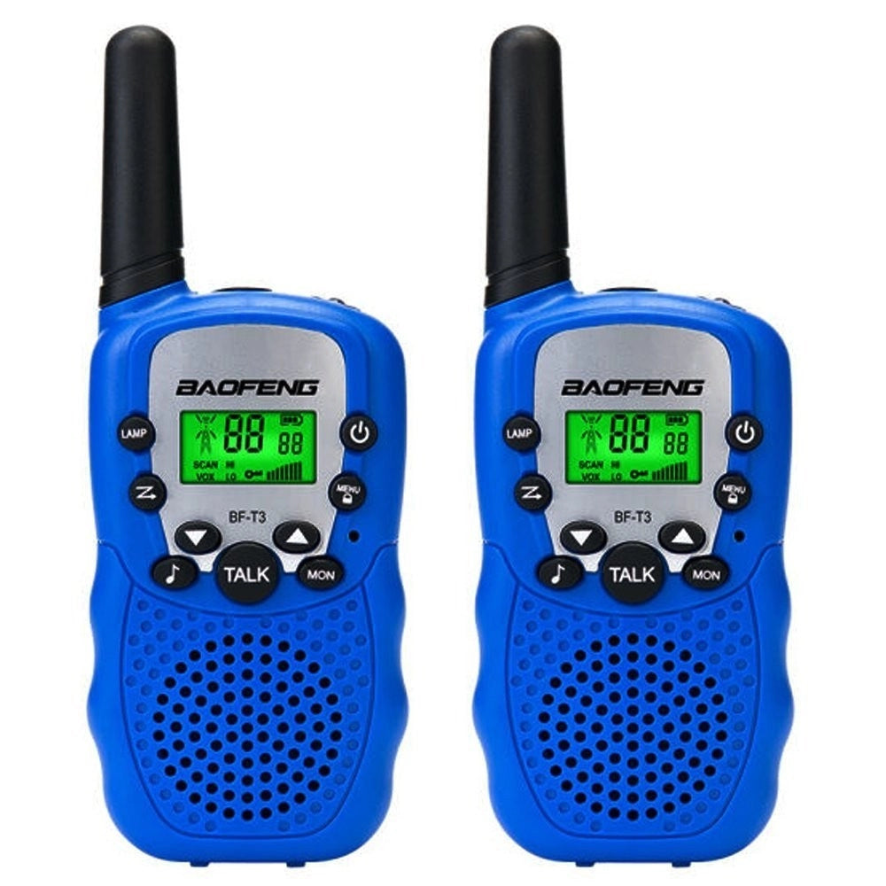 Trade Shop - Coppia Walkie Talkie Vox Ricetrasmittente Colorati 2 Pz Radio Baofeng Bf T3 -