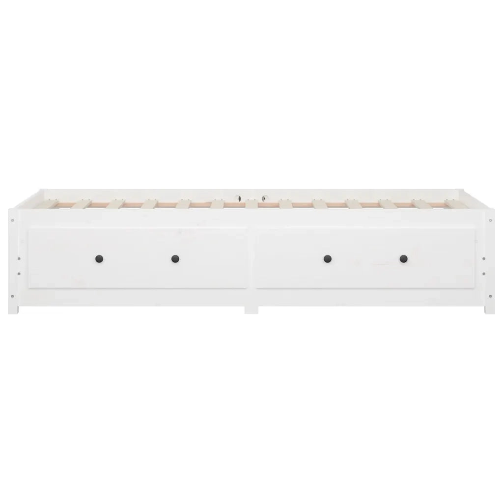 Dormeuse Bianca 80x200 cm in Legno Massello di Pino cod mxl 63065