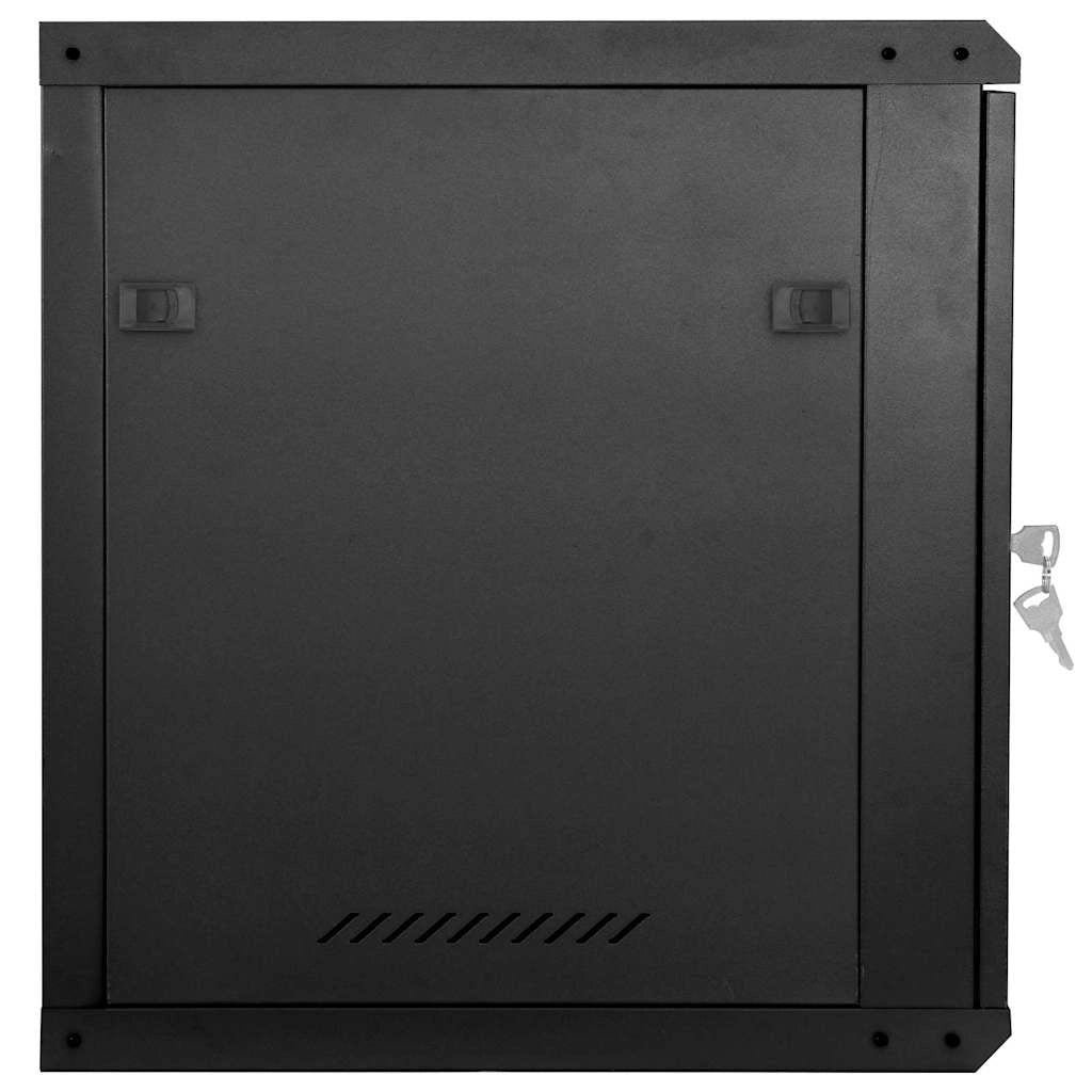Armadio di rete dal design industriale per lo stoccaggio 60 x 45 x 65 cm in acciaio nero 02_0059070
