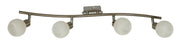 Candellux Alabaster plafoniera 4xG9 cromo vetro 78 cm