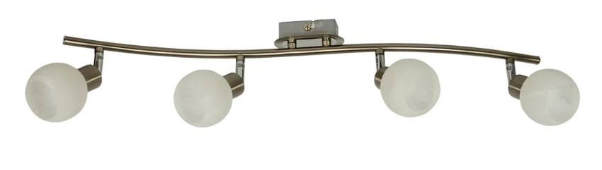 Candellux Alabaster plafoniera 4xG9 cromo vetro 78 cm