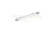 PLAFONIERA STAGNA LED ATLANTIC SILVER 1 LUCE ATTACCO T8 I INCLUSO IP65 60CM 4000K 900LM 9W