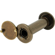 SPIONCINO GRANDANGOLO PORTE POTENT - FINITURA OTTONE BRONZATO F.MM 16 L.MM 60/110- 2 pezzi