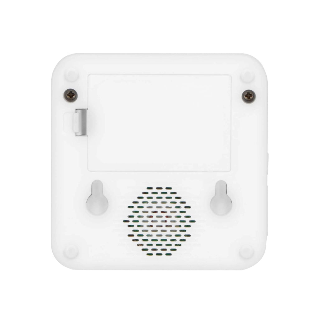 Campanello Senza Fili con Ricevitore Impermeabile IP56 Portata 200m 52 Melodie Bianco Alecto