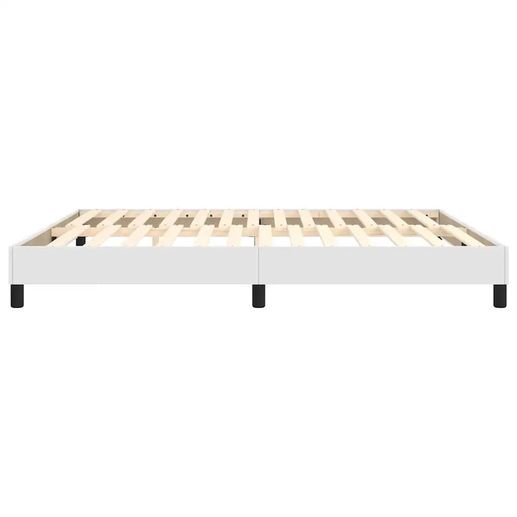 Struttura Letto a Rete a Molle Bianco 160x200 cm in Similpelle 3120707