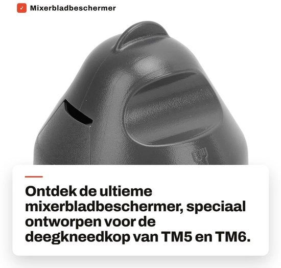 Mixerbladprotezione molto resistente - Copertura - Coperchio - Anticollapso - Sostituzione per TM5/TM6 - Materiale ABS di alta qualità - Testa per impastare la pasta