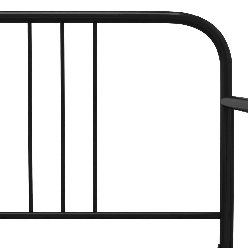 Telaio Divano letto | Sof¨¤ letto | Letto singolo Estraibile Nero in Metallo 90x200 cm