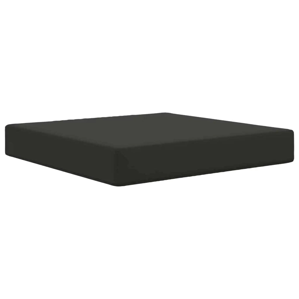 Cuscino per divano da esterno Nero 60 x 60 x 8 cm Poliestere