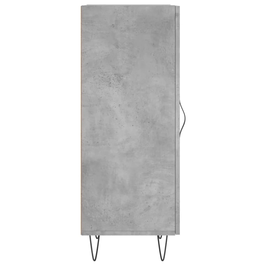 Buffet credenza cassettiera armadio mobile contenitore organizer per cucina soggiorno salotto 34,5 x 34 x 90 cm legno ingegnerizzato grigio 02_0031874