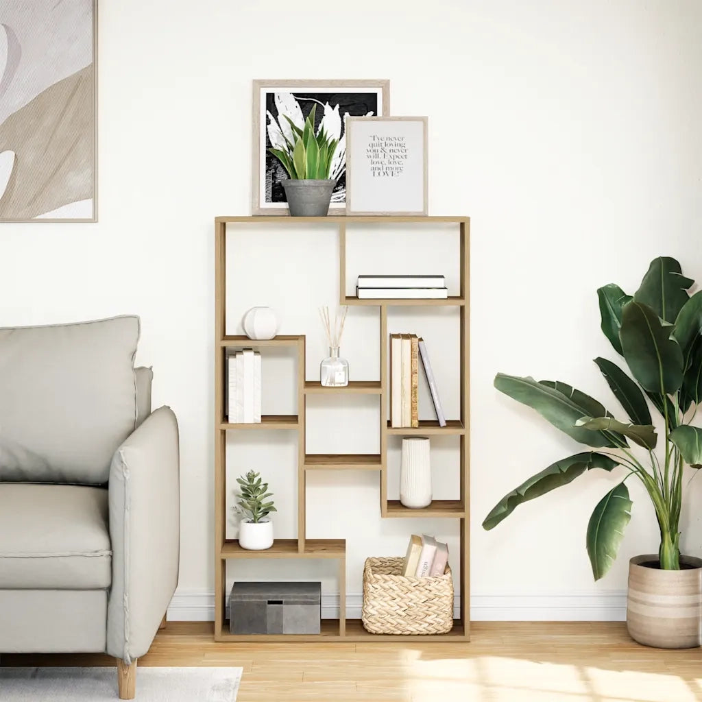 Libreria Rovere Artigianale 72x20x120,5 cm in Truciolato 858164