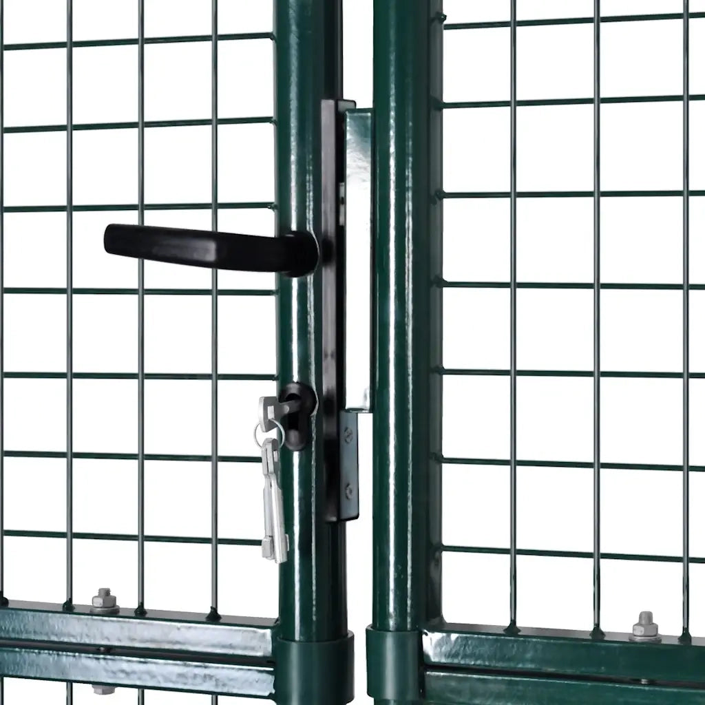 Cancello da Giardino in Rete per Recinzione, Porta, Griglia a muro 300x175 cm 140925