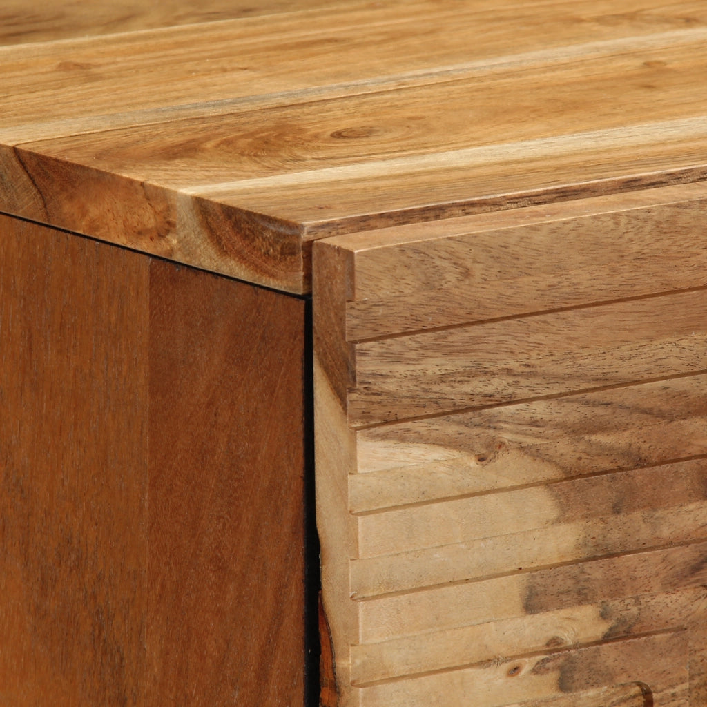 Mobiletto  40x33x75 cm in Legno Massello di Acacia