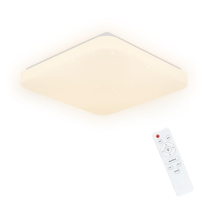 ZMH Lampada da soffitto LED 37W telecomando motivo stellato per camera letto