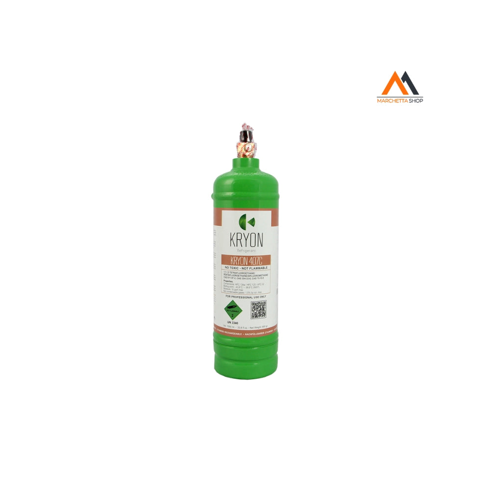 BOMBOLA GAS PER REFRIGERAZIONE R407 850gr