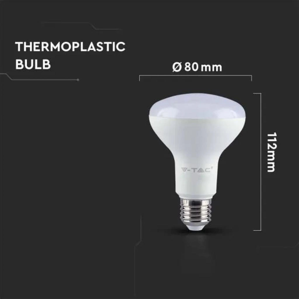 Lampada LED E27 R80 Riflettore 9W=95W 220V Bianco Freddo 6000K SKU-21137