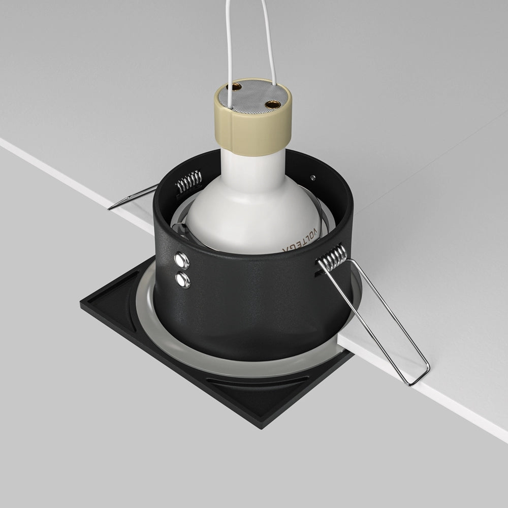 Faretto da incasso Maytoni Zoom DL033-2-01B nero IP65
