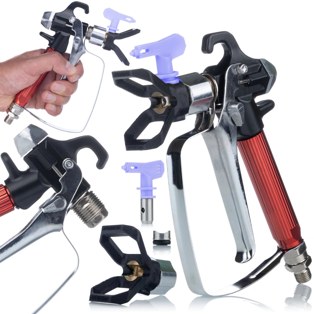 Pistola a Spruzzo per Spruzzatore Airless Rosfix UltraSpray RedJet RJ1 – Qualità Professionale, Ugello 517